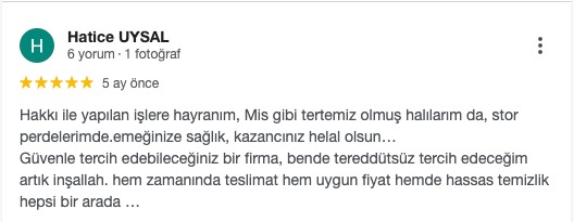 Müşteri yorumu 6