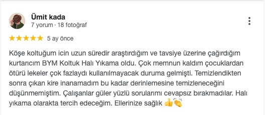 Müşteri yorumu 8